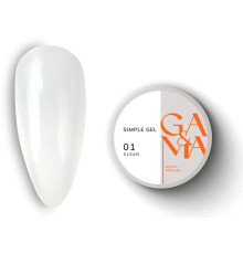Гель GaMa Simple gel №01, прозрачный, 30 мл