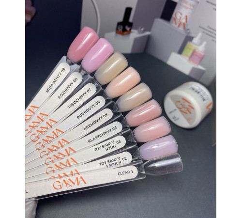 Gel GaMa Simple gel No. 02, the same French, 30 ml