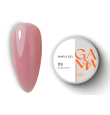 GaMa Simple gel No. 09, nutmeg, 15 ml