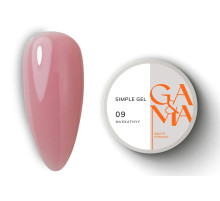 Гель GaMa Simple gel №09, мускатний, 30 мл