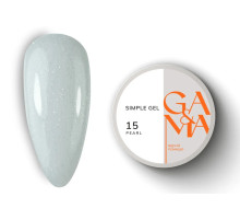 Гель GaMa Simple gel №15, перлиновий, 15 мл