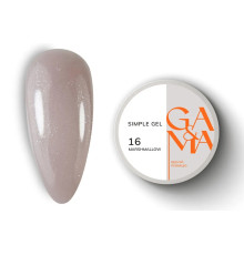 GaMa Simple gel No. 16, marshmallow, 15 ml