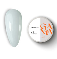 GaMa Simple gel No. 20, milky, 15 ml