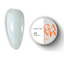 Гель GaMa Simple gel №20, молочний, 50 мл