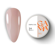 Гель GaMa Simple gel №24, бежевий, 50 мл