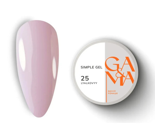 Gel GaMa Simple gel No. 25, doll, 15 ml