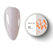 GaMa Simple gel No. 28, marshmallow, 30 ml