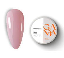 Гель GaMa Simple gel №29, рум`яний, 15 мл