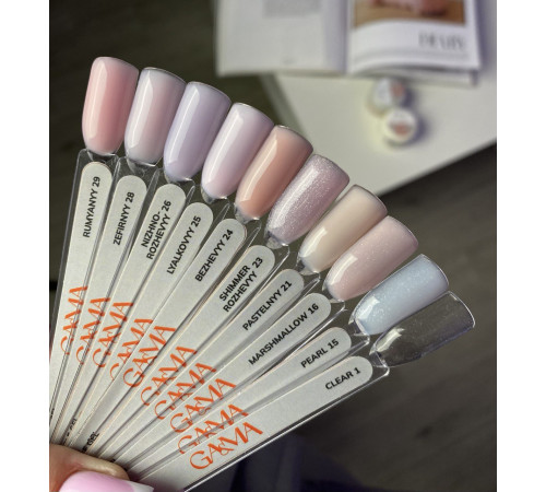 Gel GaMa Simple gel No. 29, blush, 15 ml