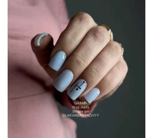 GaMa Simple gel No. 30, aquamarine, 15 ml