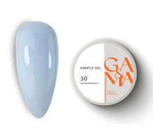 Гель GaMa Simple gel №30, аквамариновий . 30 мл