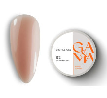 Гель GaMa Simple gel №32 Karamelnyy, карамельний, 15 мл