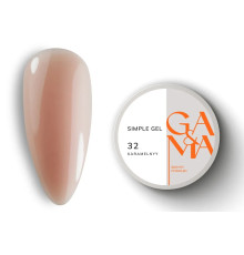 Гель GaMa Simple gel №32 Karamelnyy, карамельний, 30 мл