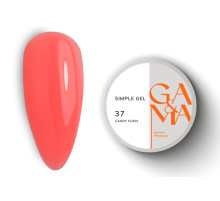 Гель GaMa Simple gel №37 Candy Floss, лососевий, 30 мл