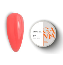 GaMa Simple gel No. 37 Candy Floss, salmon, 30 ml