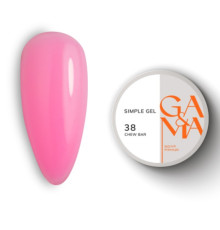GaMa Simple gel No. 38 Chew Bar, pink, 30 ml
