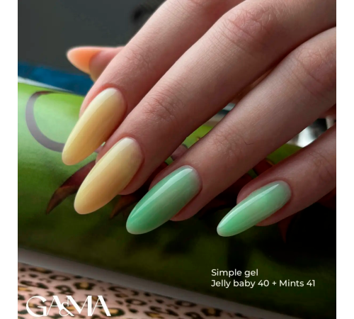 Гель GaMa Simple gel №41 Mints, м'ятний, 15 мл