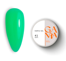 Гель GaMa Simple gel №41 Mints, м'ятний, 30 мл