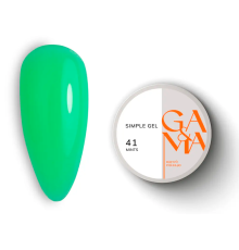 Гель GaMa Simple gel №41 Mints, м'ятний, 30 мл