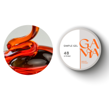 Гель GaMa Simple gel №48 Citrine цитрин, помаранчевий, 15 мл