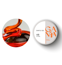 Гель GaMa Simple gel №48 Citrine цитрин, помаранчевий, 15 мл