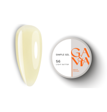 GaMa Simple gel No. 56 Light Butter, light butter, 15 ml