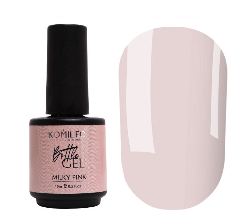 Гель Komilfo Bottle Gel Milky Pink 15 мл