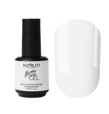 Гель Komilfo Bottle Gel Milky White Intense, 15 мл