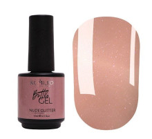 Гель Komilfo Bottle Gel Nude Glitter 15 мл