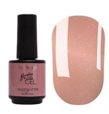 Гель Komilfo Bottle Gel Nude Glitter 15 мл