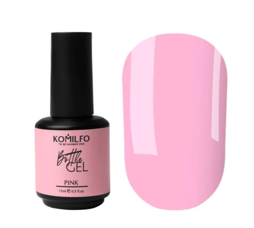 Гель Komilfo Bottle Gel Pink, 15 мл