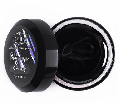 Гель Komilfo Gel Premium Clear Violet 15 г