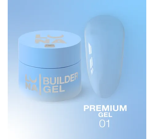 Гель Luna Gel Premium №1 прозорий, 15 мл
