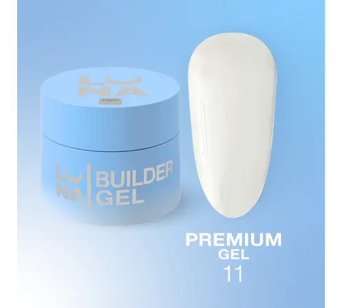 Гель Luna Gel Premium №11 молочний, 30 мл