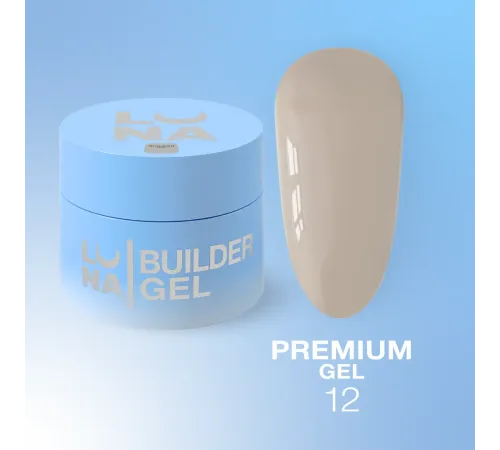 Гель Luna Gel Premium №12 димчатий, 30 мл