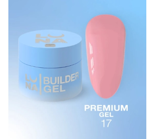 Гель Luna Gel Premium №17 розовый, 50 мл
