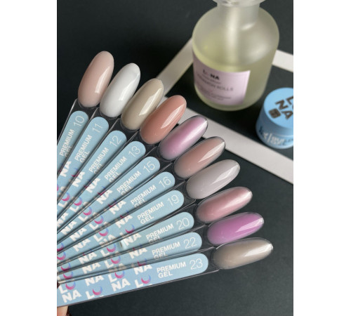 Гель Luna Gel Premium №19 ніжний рожевий, 15 мл