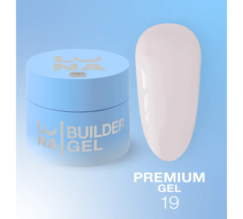 Гель Luna Gel Premium №19 ніжний рожевий, 50 мл