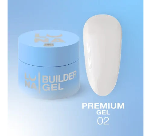 Гель Luna Gel Premium №2 молочний, 30 мл