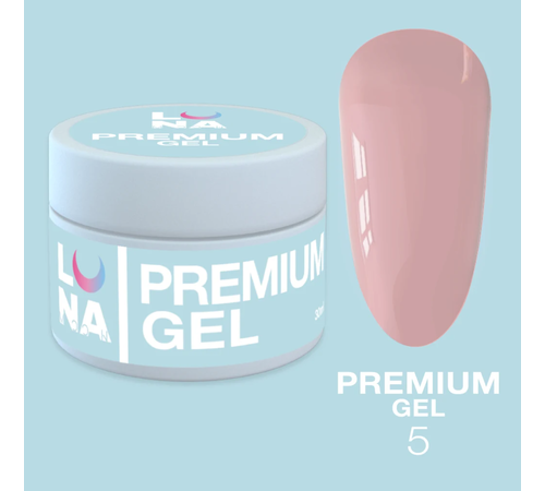 Гель Luna Gel Premium №5 ліловий, 30 мл