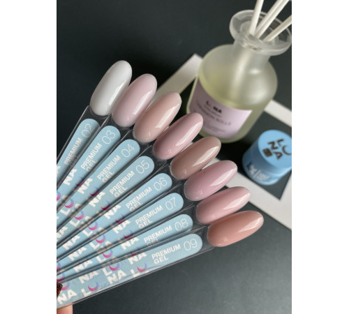 Гель Luna Gel Premium №7 нюдово-рожевий, 50 мл