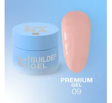 Гель Luna Gel Premium №9 насичено-рожевий, 15 мл