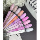Гель для нігтів Touch Builder gel Candy cotton, рожевий, 10 мл