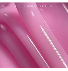Гель для ногтей Touch Builder gel Candy cotton, розовый, 10 мл