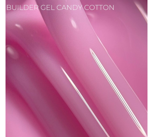 Гель для нігтів Touch Builder gel Candy cotton, рожевий, 10 мл
