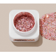 Гель для дизайну HEYLOVE Coin gel Gold Pink, рожевий, 5 г