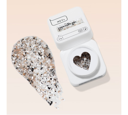 Гель для дизайну HEYLOVE Terrazzo gel №01, 5 г