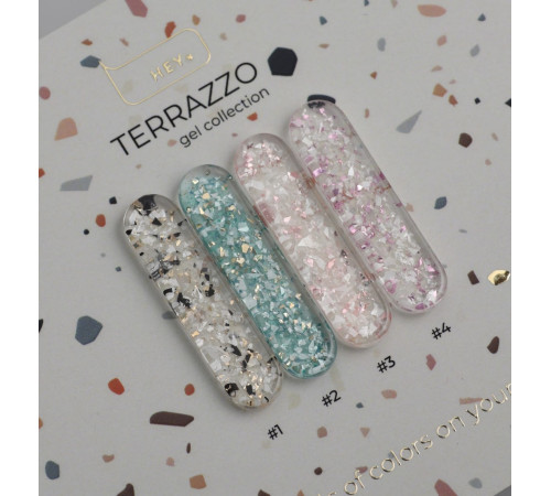 Гель для дизайну HEYLOVE Terrazzo gel №01, 5 г