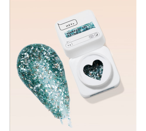Гель для дизайну HEYLOVE Terrazzo gel №02, 5 г