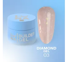 Extension gel Luna Gel Diamond No. 3, brown, 15 ml